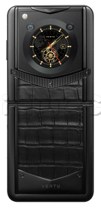 Телефон Vertu IRONFLIP Alligator Leather (Basalt black/Базальтовый черный)