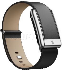 Купить Ремешок 5.0 LeatherLuxe Straight Band | Black/Cream with Titanium (Черный/ Кремовый с Титаном)