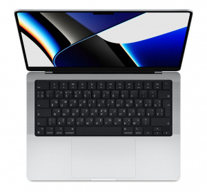 Купить MacBook Pro 14" «Серебристый» (Custom) + Touch ID // Чип Apple M1 Max 10-Core CPU, 32-Core GPU, 64 ГБ, 2 ТБ (Late 2021)