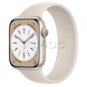 Купить Apple Watch Series 8 // 45мм GPS // Корпус из алюминия цвета "сияющая звезда", монобраслет цвета "сияющая звезда"