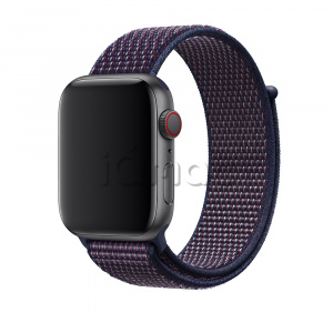 42/44мм Ремешок из плетёного нейлона цвета «тёмный индиго» для Apple Watch