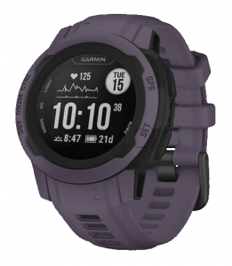 Купить Туристические умные часы Garmin Instinct 2S (40mm), корпус и силиконовый ремешок фиолетового цвета