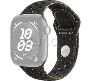 42мм Спортивный ремешок Nike цвета «Полуночный черный» для Apple Watch