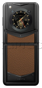 Телефон Vertu IRONFLIP Calfskin (Caramel brown/Карамельно-коричневый)