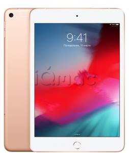 Купить iPad Mini (2019) 256Gb / Wi-Fi+ Cellular / Gold