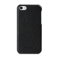 Накладка кожаная Melkco для iPhone 5C Leather Snap Cover (Black LC)