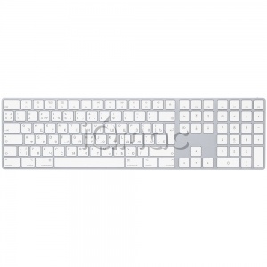 Клавиатура Apple Wireless Keyboard с цифровой панелью, Silver, Bluetooth (MQ052)