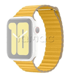 44мм L Кожаный ремешок цвета «Лимонный сироп» для Apple Watch