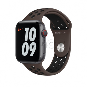 44мм Спортивный ремешок Nike цвета «Тёмный металл/чёрный» для Apple Watch