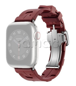 41мм Ремешок Hermès Kilim Single (Simple) Tour цвета Rouge H для Apple Watch