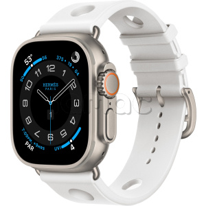 Купить Apple Watch Hermès Ultra 3 (2025) // 49мм GPS+Cellular // Корпус из титана, ремешок Scub’H Diving цвета Blanc