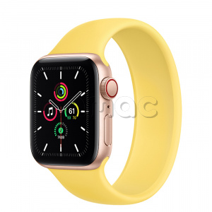 Купить Apple Watch SE // 40мм GPS + Cellular // Корпус из алюминия золотого цвета, монобраслет имбирного цвета (2020)