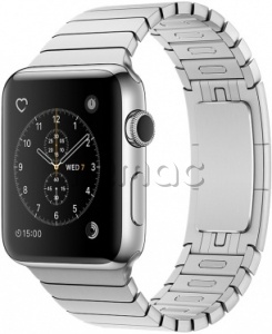 Купить Apple Watch Series 2 42мм Корпус из нержавеющей стали, блочный браслет (MNPT2)