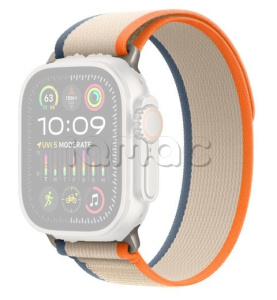 49мм Ремешок Trail Loop бежево-оранжевого цвета для Apple Watch Ultra