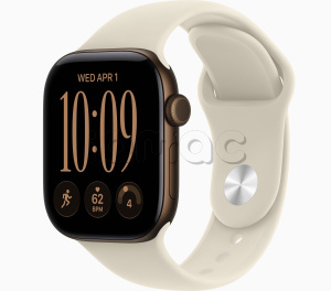 Купить Apple Watch Series 12 // 42мм GPS // Корпус из алюминия бронзового цвета, спортивный ремешок песочного цвета