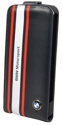 Чехол BMW для iPhone 5s Motorsport Flip Navy Blue