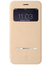 Чехол-книжка кожаная для iPhone 6 Baseus TLC SM11 beige