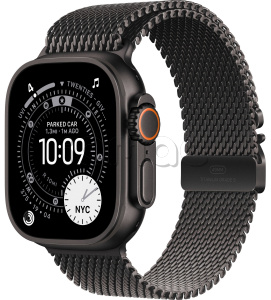 Купить Apple Watch Ultra 3 (2025) // 49мм GPS+Cellular // Корпус из черного титана, миланский сетчатый браслет из черного титана