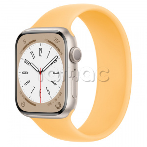 Купить Apple Watch Series 8 // 45мм GPS // Корпус из алюминия цвета "сияющая звезда", монобраслет цвета "солнечное сияние"
