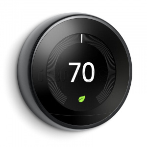 Купить Терморегулятор Google Nest Learning Thermostat, 3-е поколение, Mirror Black