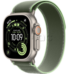 Купить Apple Watch Ultra 3 (2025) // 49мм GPS+Cellular // Корпус из титана, ремешок Trail Loop зеленого цвета