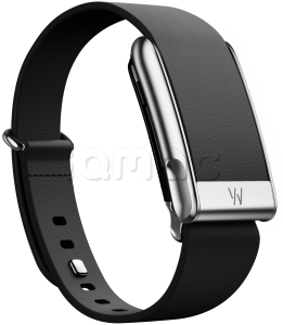 Купить Ремешок MG LeatherLuxe Tapered Band | Black with Titanium (Черный с Титаном) по лучшей цене Купить Ремешок MG LeatherLuxe Tapered Band | Black with Titanium (Черный с Титаном)