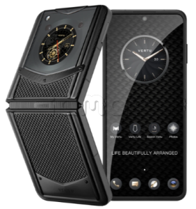 Телефон Vertu IRONFLIP Carbon Texture Series, Taffeta (Black/Черный)