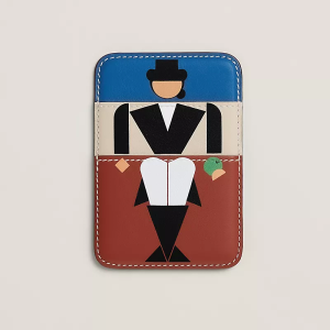 Чехол-бумажник Hermès "Lad" с MagSafe для iPhone, цвет Cuivre/ Красно-коричневый