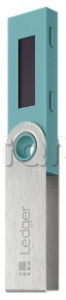 Аппаратный кошелек для криптовалют Ledger Nano S (Lagoon Blue/Синий)