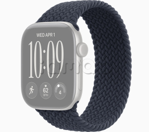 42мм Плетёный монобраслет темно-синего цвета для Apple Watch