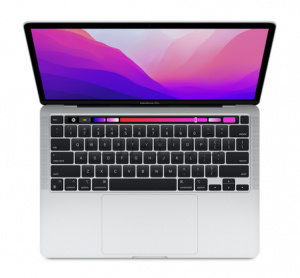 Купить MacBook Pro 13" «Серебристый» (Custom) Touch Bar + Touch ID // Чип Apple M2 8-Core CPU, 10-Core GPU, 16 ГБ, 256 ГБ (2022)