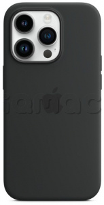 Силиконовый чехол MagSafe для iPhone 14 Pro Max, цвет Midnight/Тёмная ночь