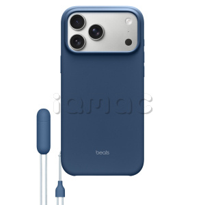 Чехол Beats для iPhone 17 Pro Max с откидной подставкой, MagSafe и управлением камерой (Bedrock Blue)