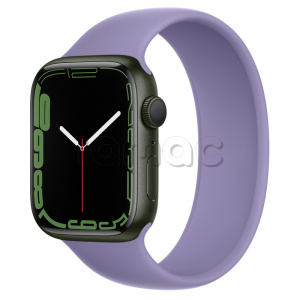 Купить Apple Watch Series 7 // 45мм GPS // Корпус из алюминия зеленого цвета, монобраслет цвета «английская лаванда»