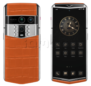 Телефон Vertu Agent Q, Alligator Collector’s Edition (Radiant Phoenix/Оранжевый)