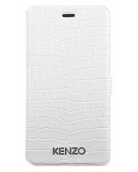 Чехол-книжка кожанная для iPhone 6 Kenzo KZCROCOFOIP64Blanc