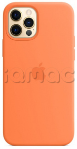 Силиконовый чехол MagSafe для iPhone 12 Pro, цвет «Кумкват»
