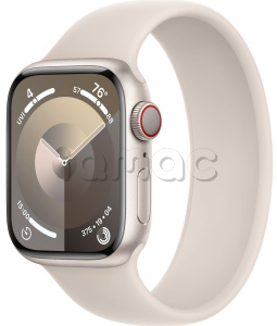 Купить Apple Watch Series 9 // 45мм GPS+Cellular // Корпус из алюминия цвета "сияющая звезда", монобраслет цвета "сияющая звезда"