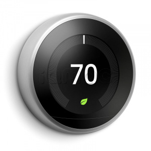 Купить Терморегулятор Google Nest Learning Thermostat, 3-е поколение, Stainless Steel