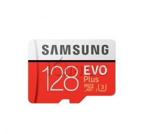 Карта памяти Samsung microSDXC Evo Plus 128GB 90MB/s + SD adapter