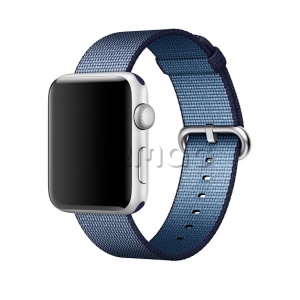 42/44мм Ремешок из плетёного нейлона тёмно-﻿синего цвета для Apple Watch