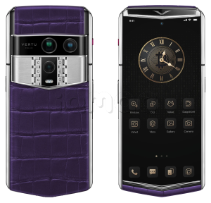Телефон Vertu Agent Q, Alligator Collector’s Edition (Grape Purple/Фиолетовый)