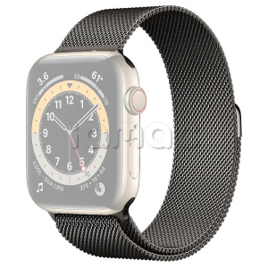 44мм Миланский сетчатый браслет графитового цвета для Apple Watch