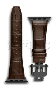 Ремешок Golden Concept для Apple Watch, Leather (Brown/Black)