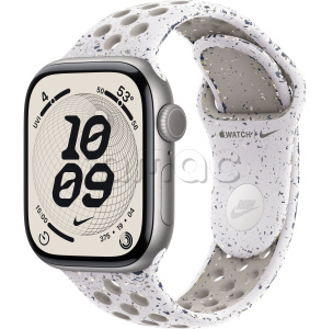 Купить Apple Watch Series 11 // 46мм GPS // Корпус из алюминия цвета "серый космос", спортивный ремешок Nike цвета "завуалированный серый"