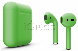 Купить AirPods - беспроводные наушники Apple (Салатовый, матовый)