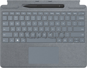 Клавиатура Microsoft Surface Pro Signature Keyboard Type Cover со стилусом Surface Slim Pen 2/ Ледниковый (Ice Blue) / Alcantara