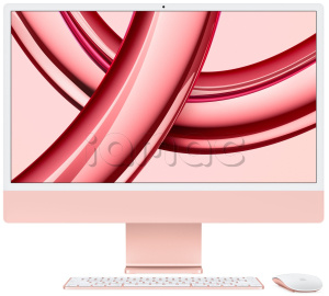 Купить Apple iMac 24" (MQRT3) Retina 4,5K // Чип Apple M3 8-Core CPU, 10-Core GPU // 8 ГБ, 256 ГБ, Розовый цвет (2023)