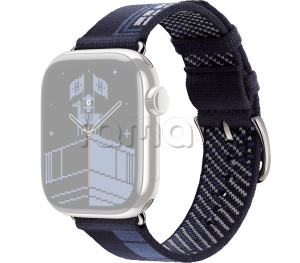 42мм Ремешок Hermès Faubourg Party цвета Bleu Nuit для Apple Watch