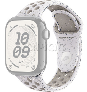 46мм Спортивный ремешок Nike цвета «Завуалированный серый» для Apple Watch